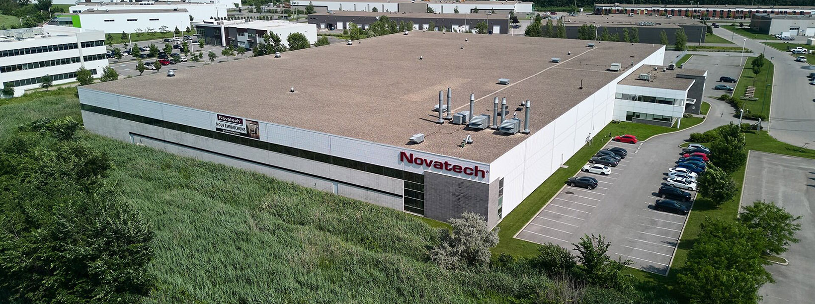 Entrepôt de l'entreprise Novatech à Ste-Julie.