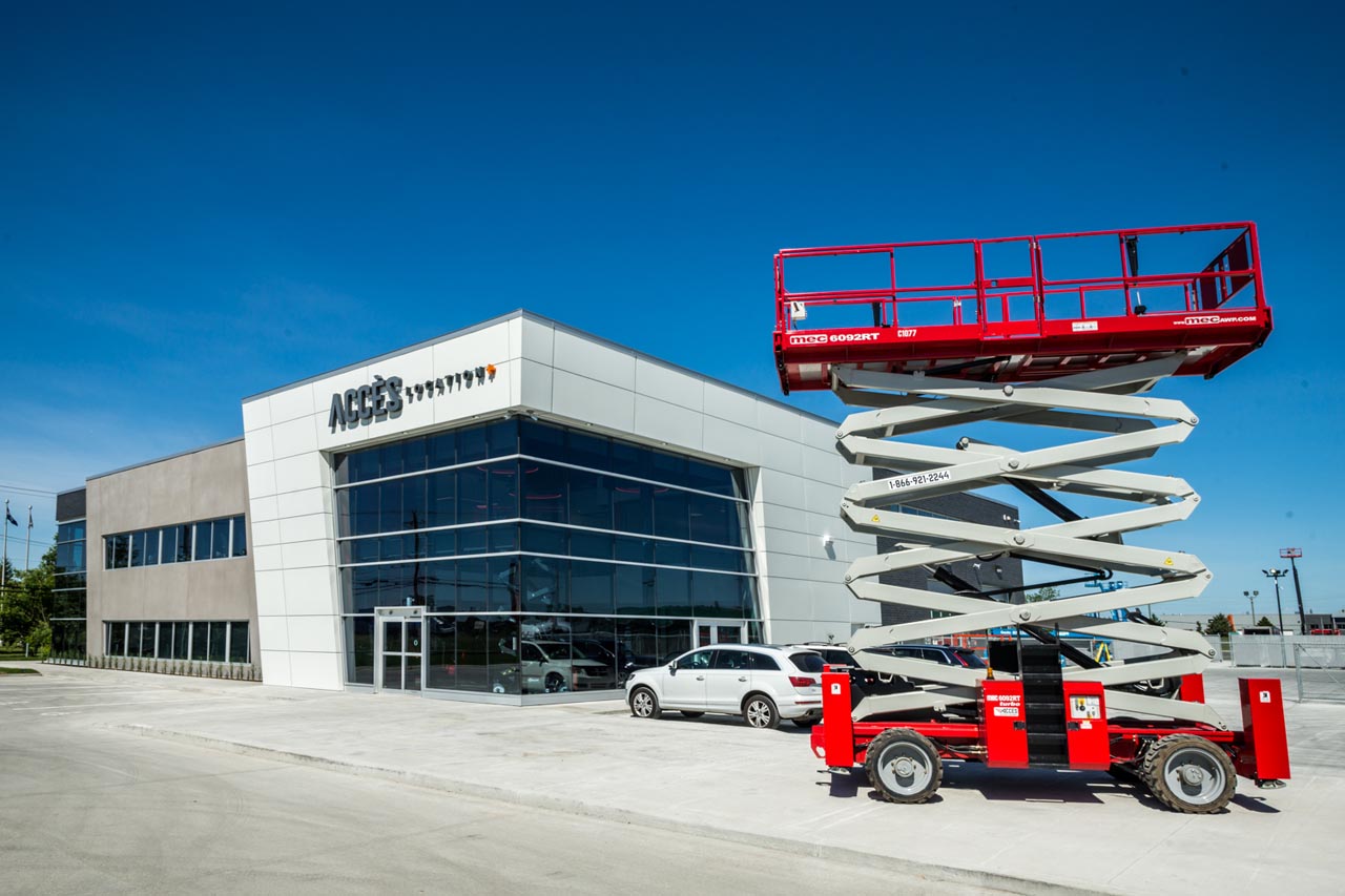 Batîment de l'entreprise Accès Location +.