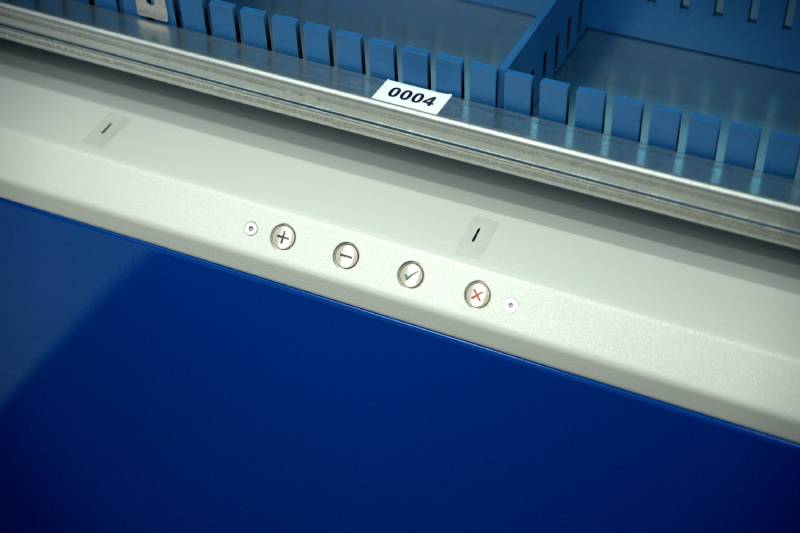 The control buttons of an ICAM SILO² VLM.