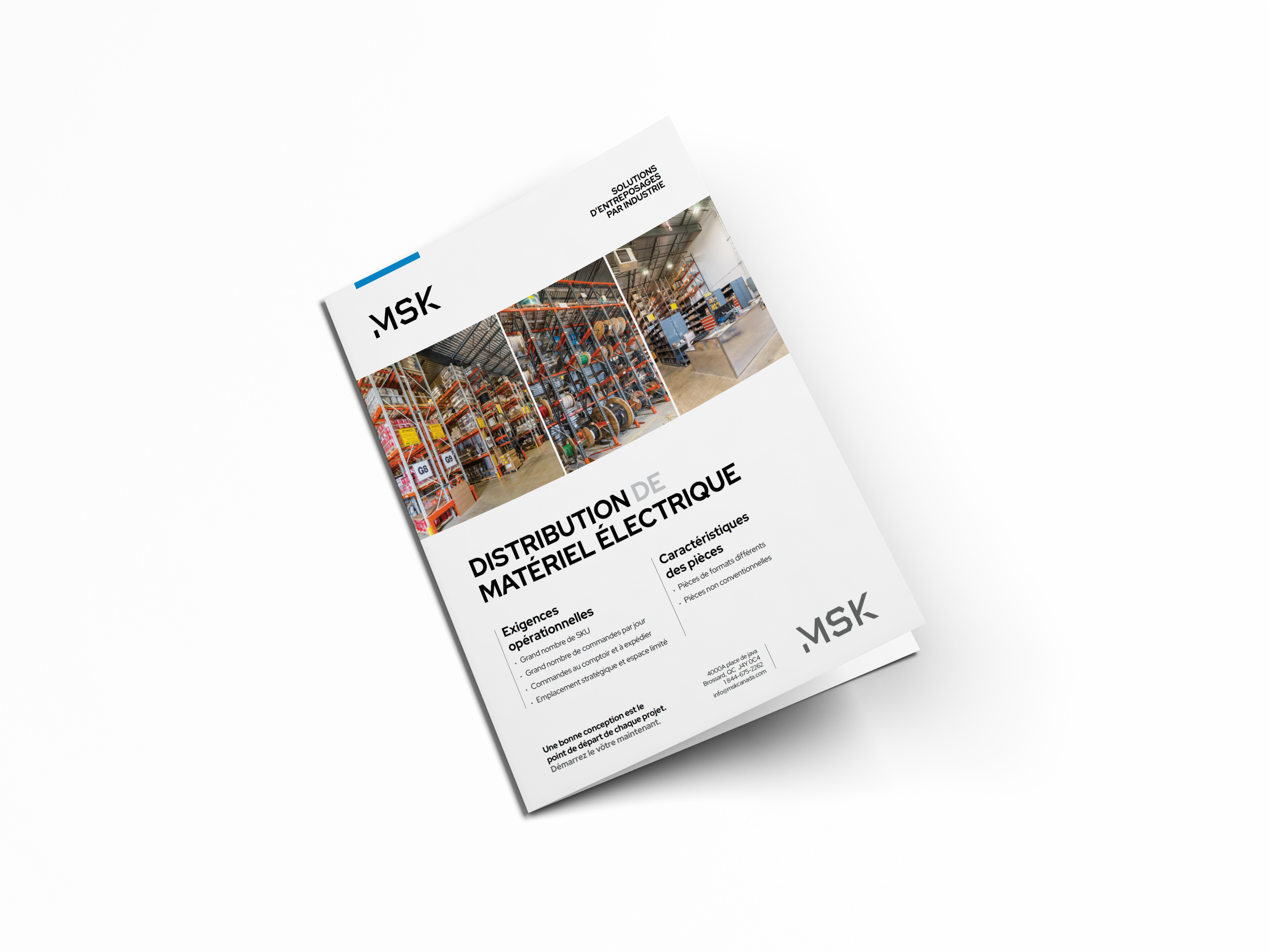 Icône brochure distributeur pièces électriques