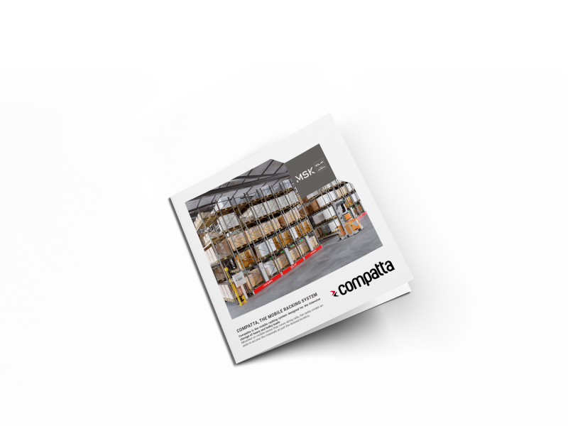 ICAM Compatta flyers on a white background
